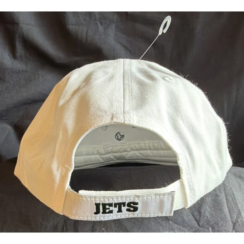 BRAND NEW ADULT NFL  NEW YORK JETS  EMBROIDERED ADJUSTABLE CAP HAT OSFA